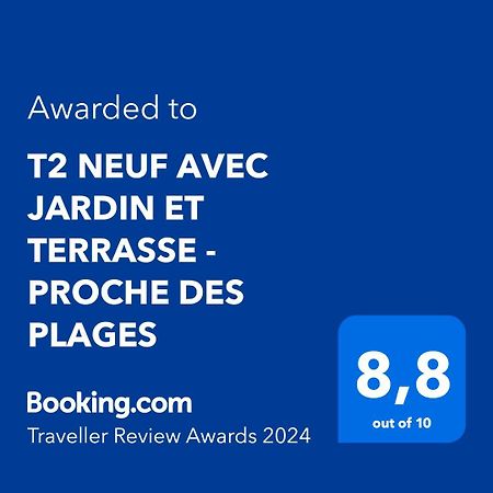 T2 Neuf Avec Jardin Et Terrasse - Proche Des Plages Сен Сир сюр Мер Екстериор снимка