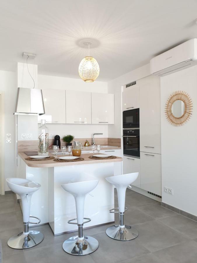 T2 Neuf Avec Jardin Et Terrasse - Proche Des Plages Сен Сир сюр Мер Екстериор снимка